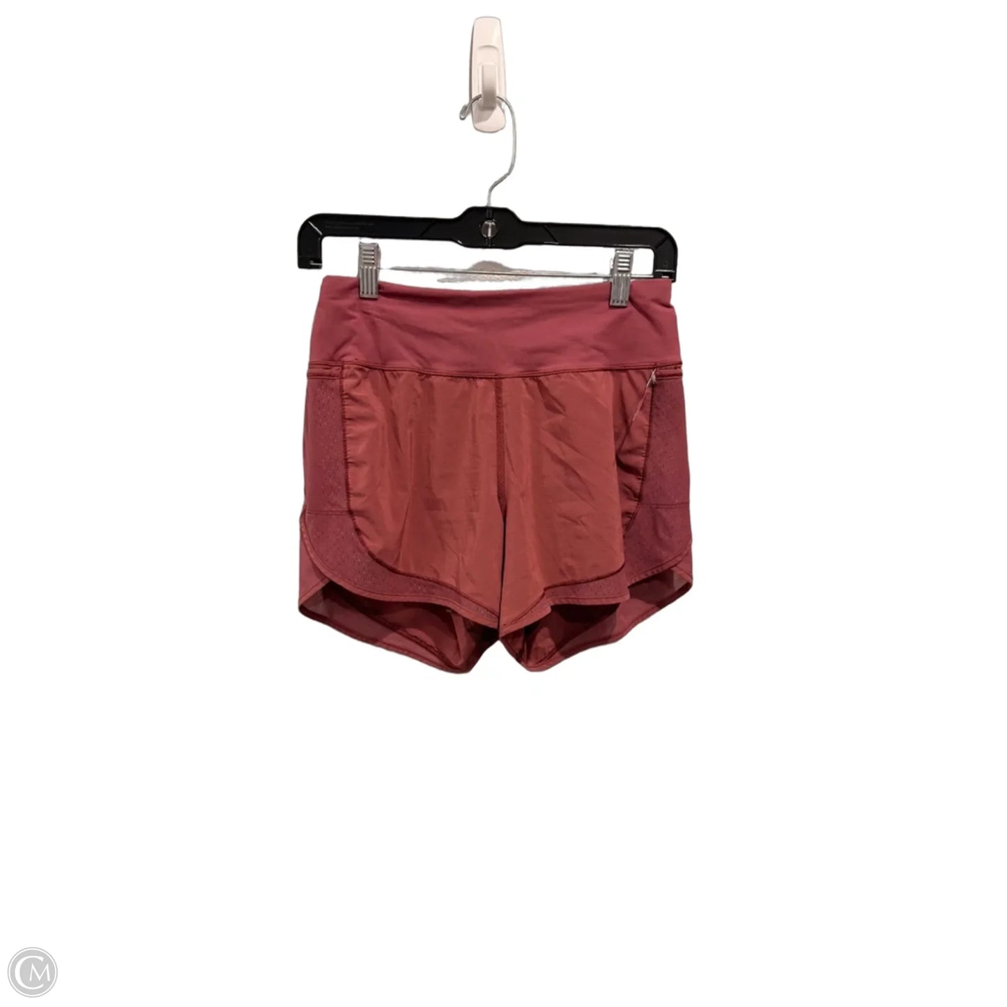 Athletic Shorts By Lululemon In Mauve, Size: M
