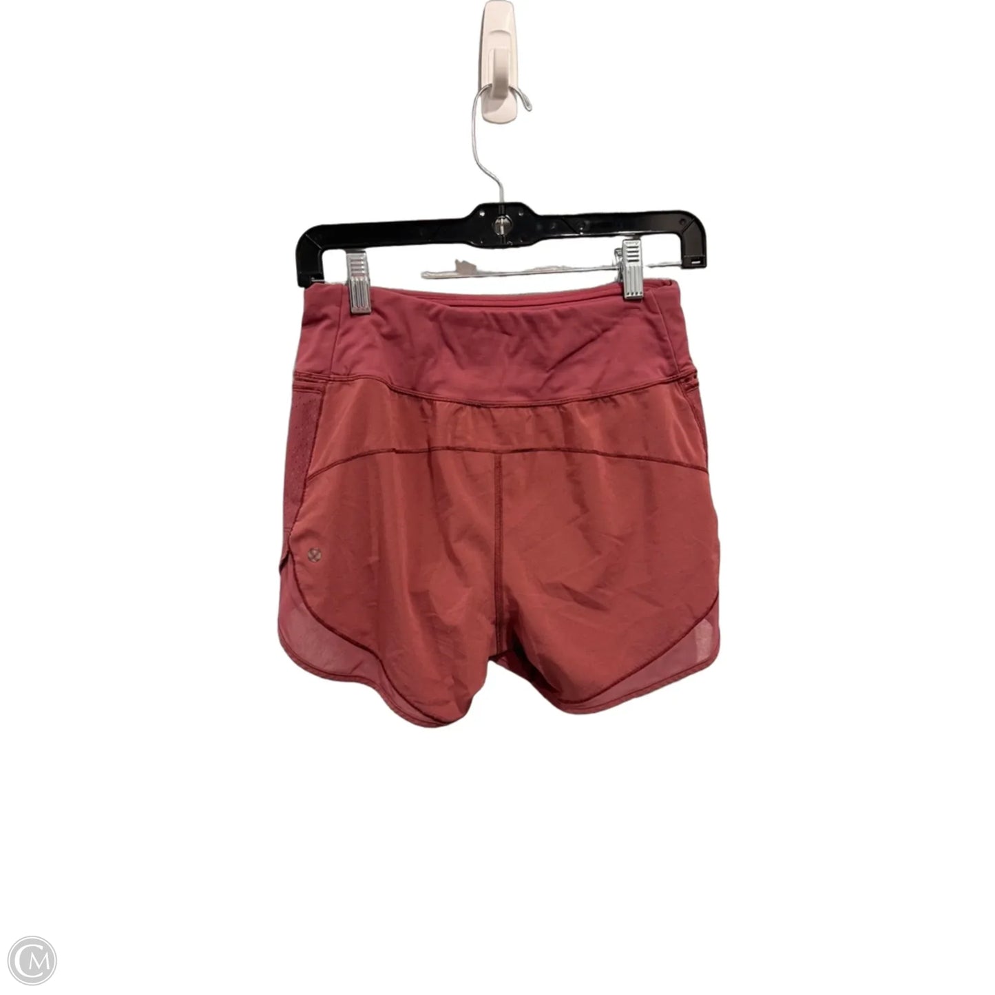 Athletic Shorts By Lululemon In Mauve, Size: M