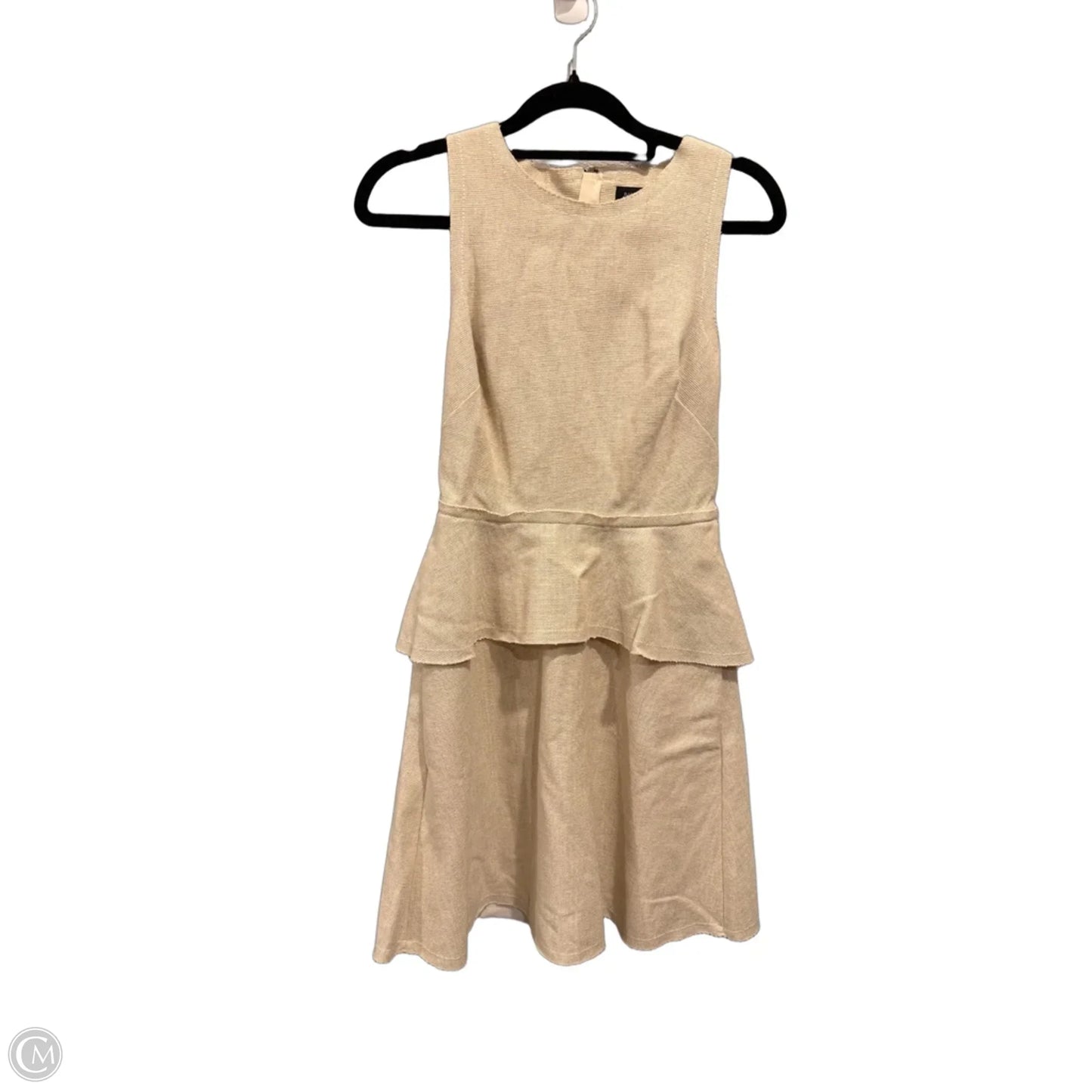 Dress Casual Midi By Banana Republic In Tan, Size: Xs