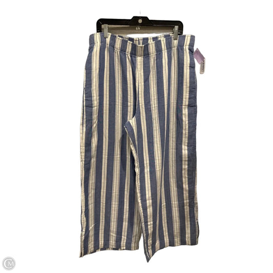 Pants Wide Leg By Old Navy In Striped Pattern, Size: Xl