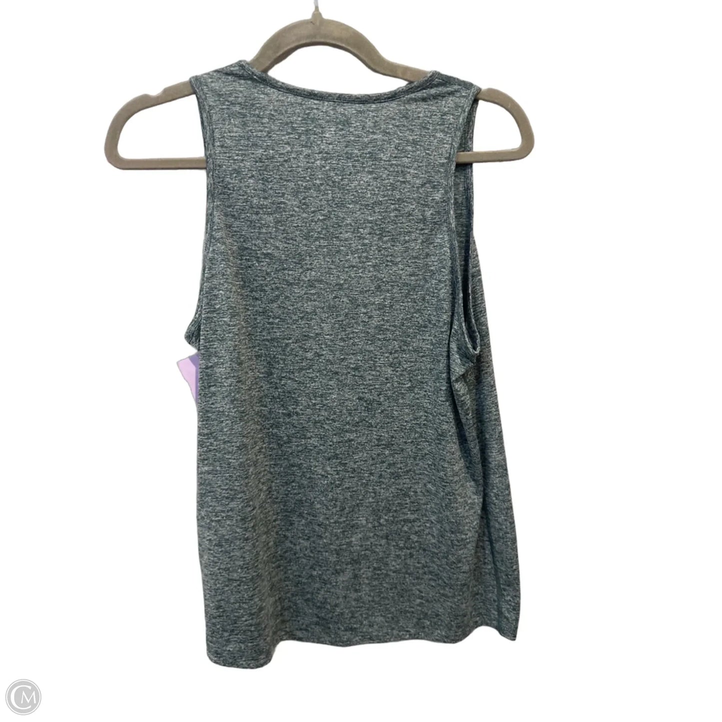Athletic Tank Top By Nike In Grey, Size: M