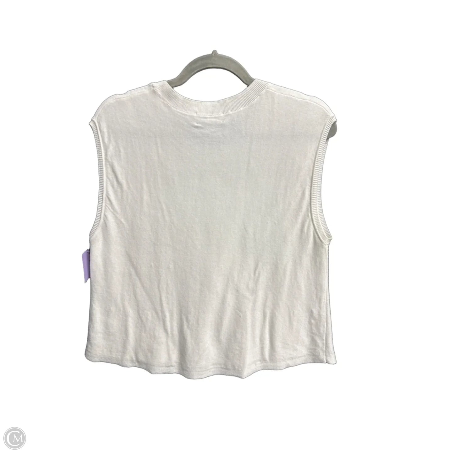 Top Sleeveless By Evereve In White, Size: M