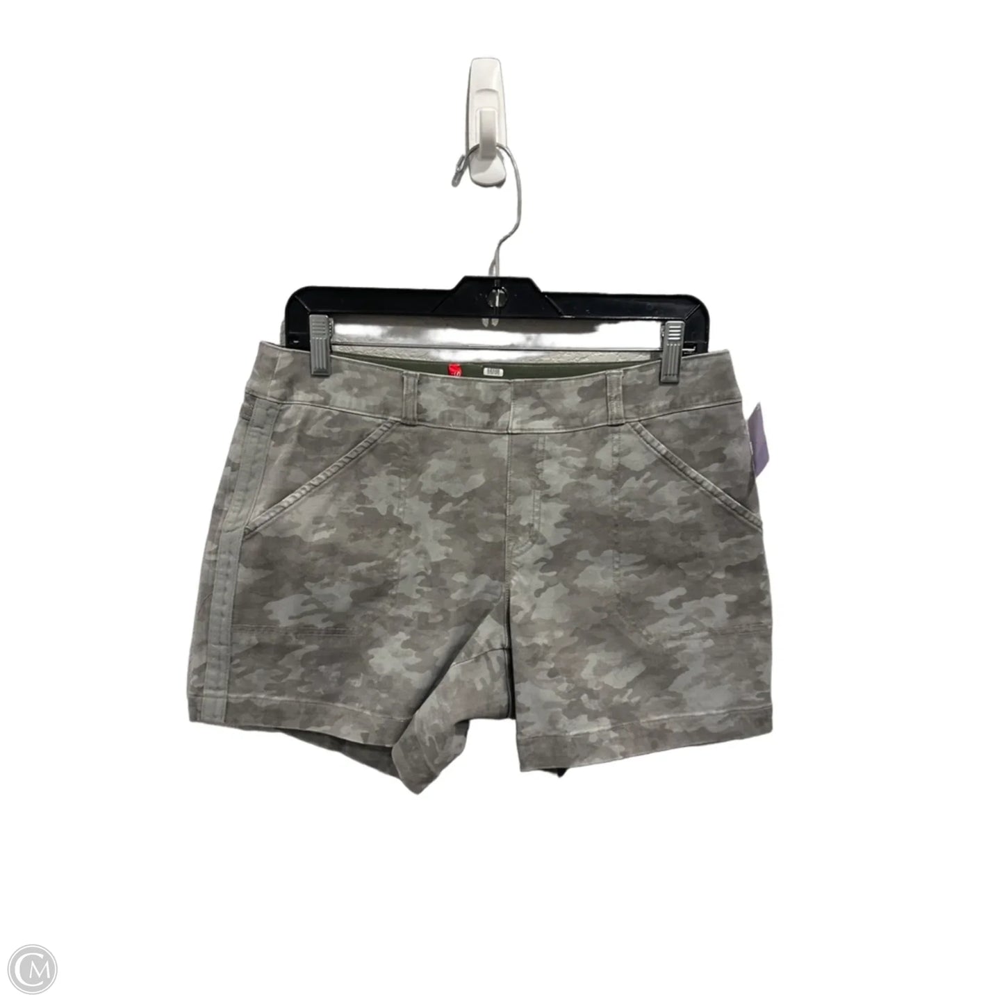 Shorts By Spanx In Camouflage Print, Size: L