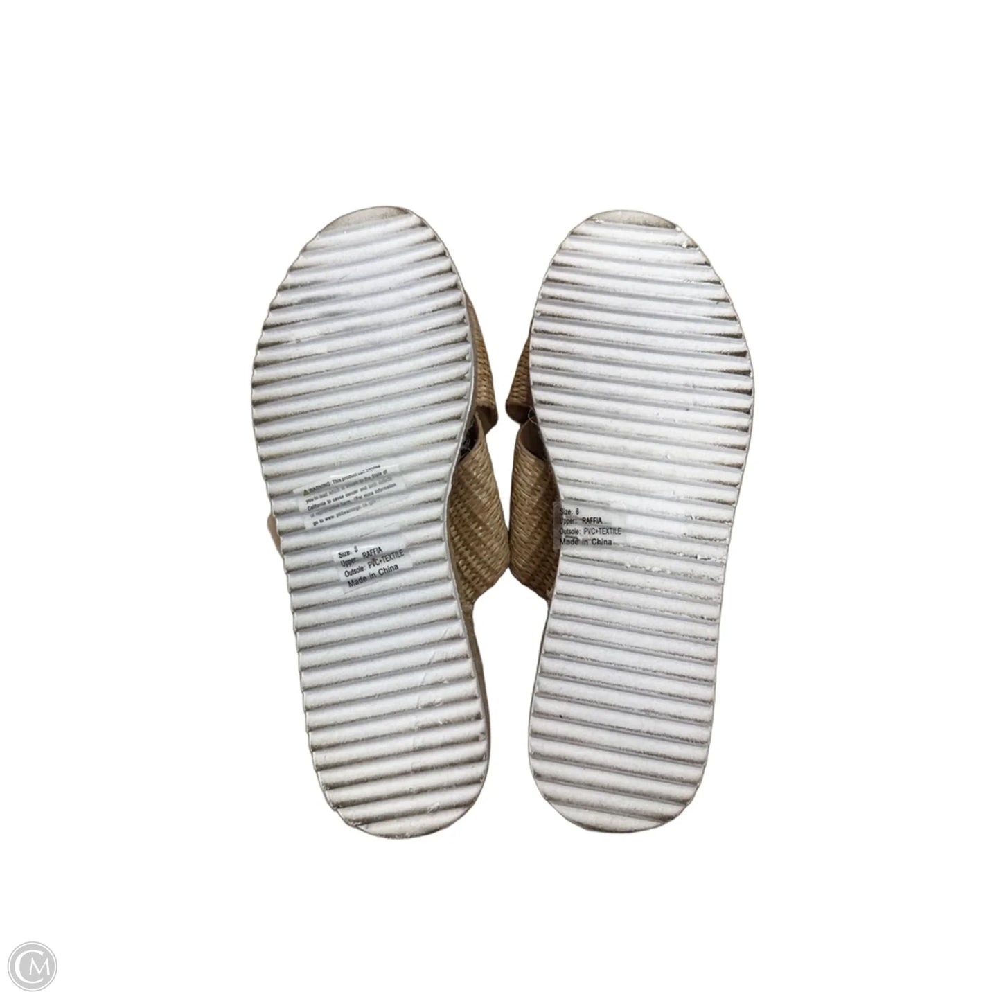 Shoes Heels Platform By Olivia Miller In Tan, Size: 8
