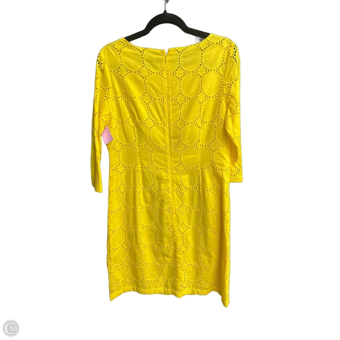 Dress Casual Midi By Clothes Mentor In Yellow, Size: 10