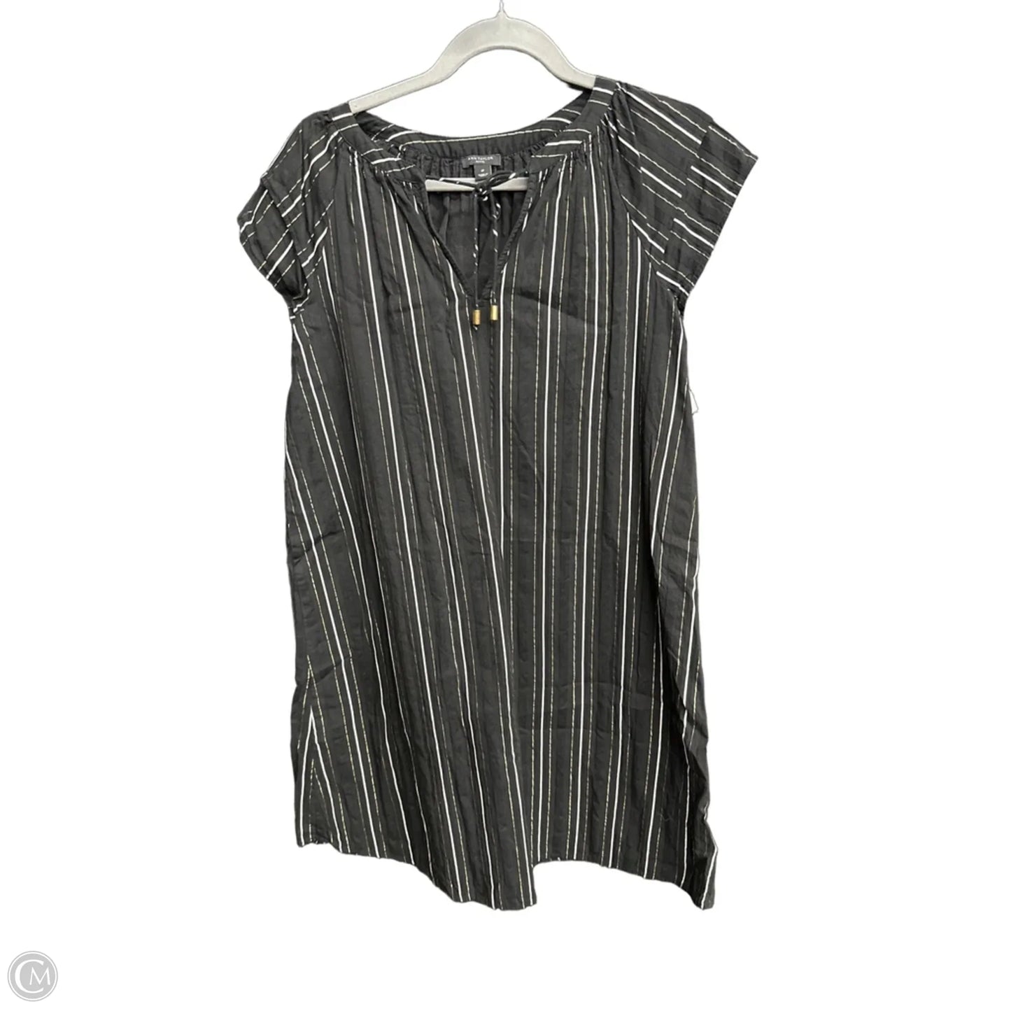Dress Casual Midi By Ann Taylor In Black, Size: 6