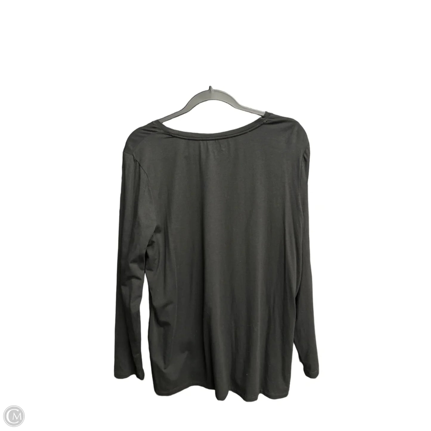 Top Long Sleeve By Chicos In Black, Size: Xl
