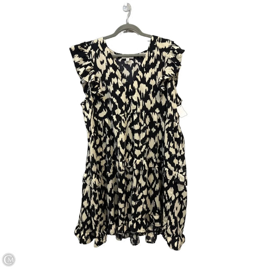 Dress Casual Midi By Umgee In Black & Cream, Size: Xl