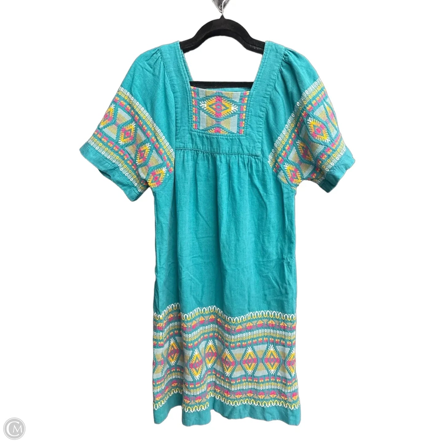 Dress Casual Maxi By Clothes Mentor In Teal, Size: Xs