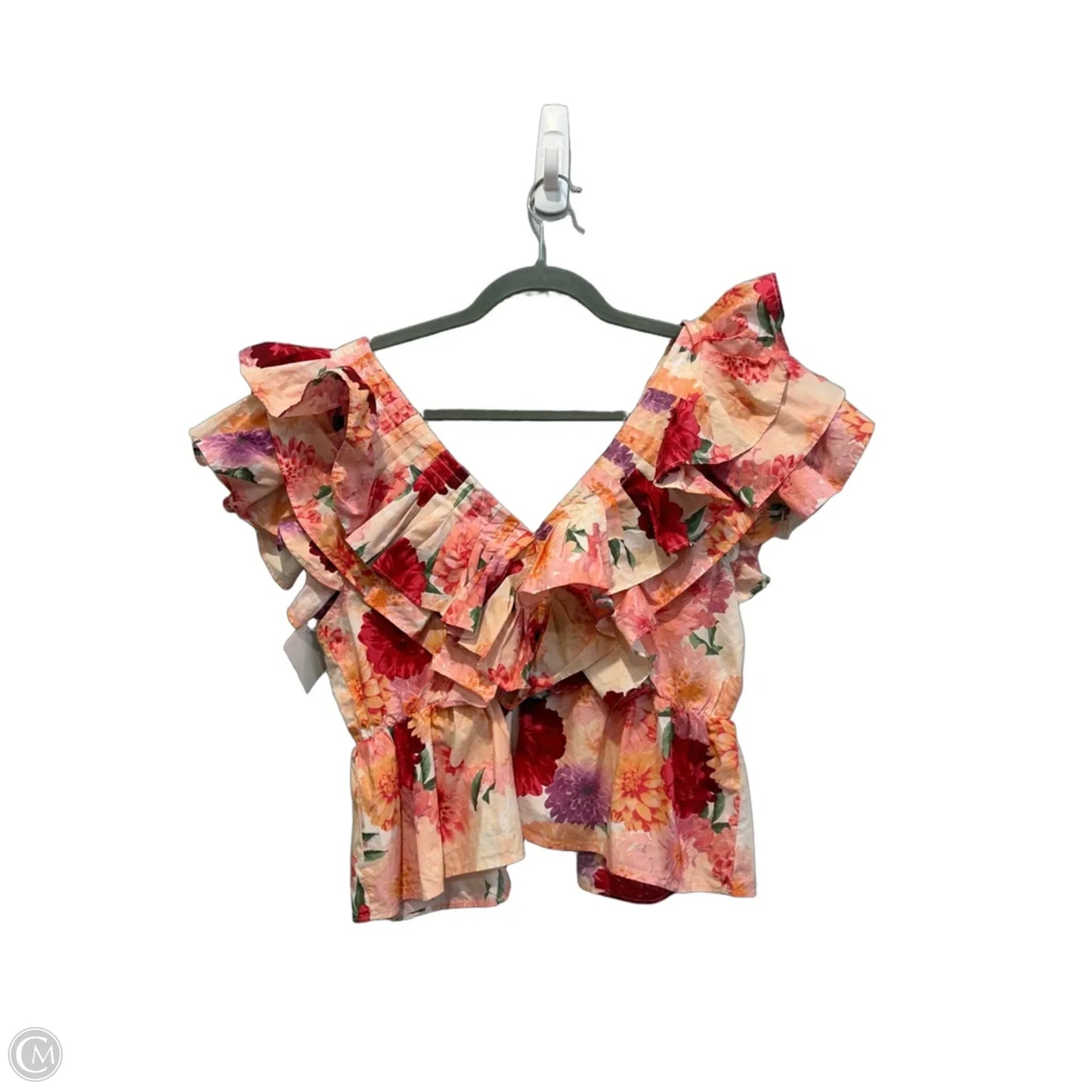 Top Sleeveless By Buddy Love In Floral Print, Size: M