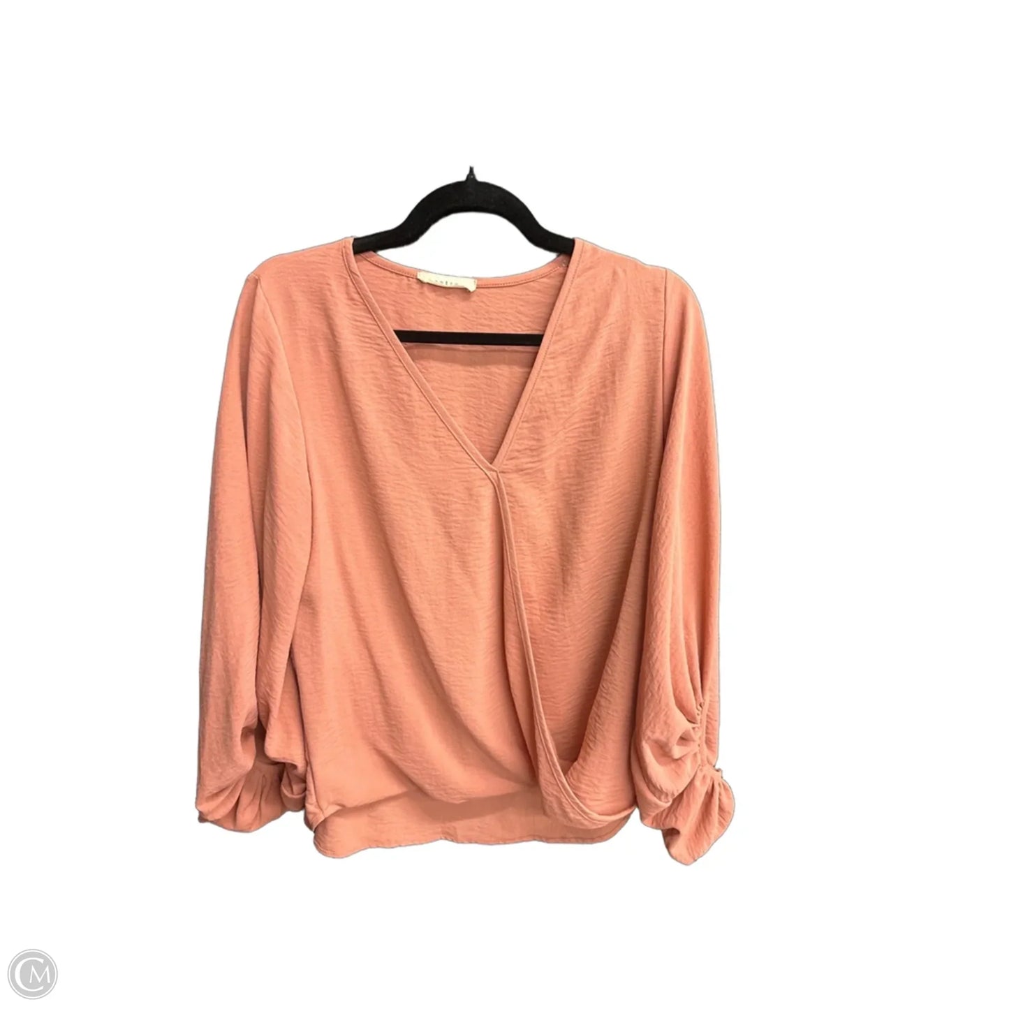 Top Long Sleeve By Entro In Pink, Size: S