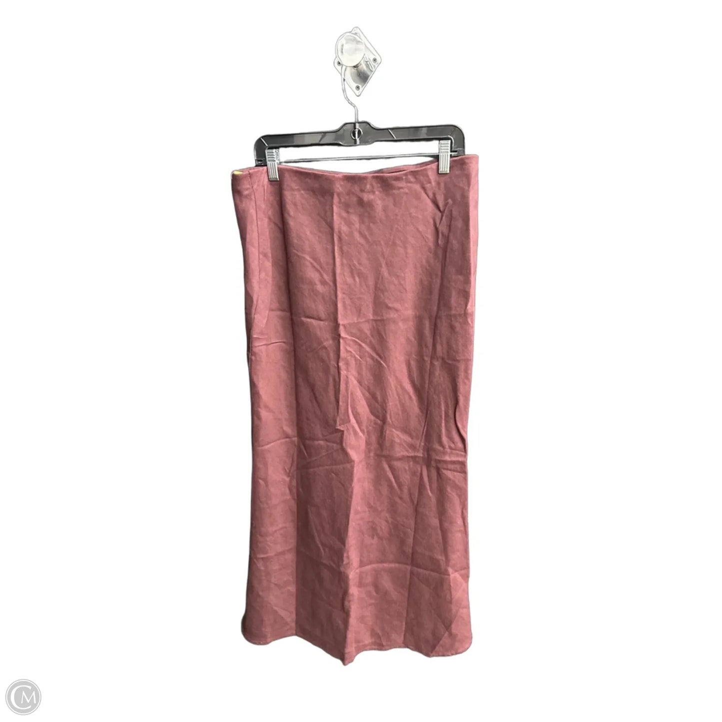 Skirt Maxi By Anthropologie In Maroon, Size: L