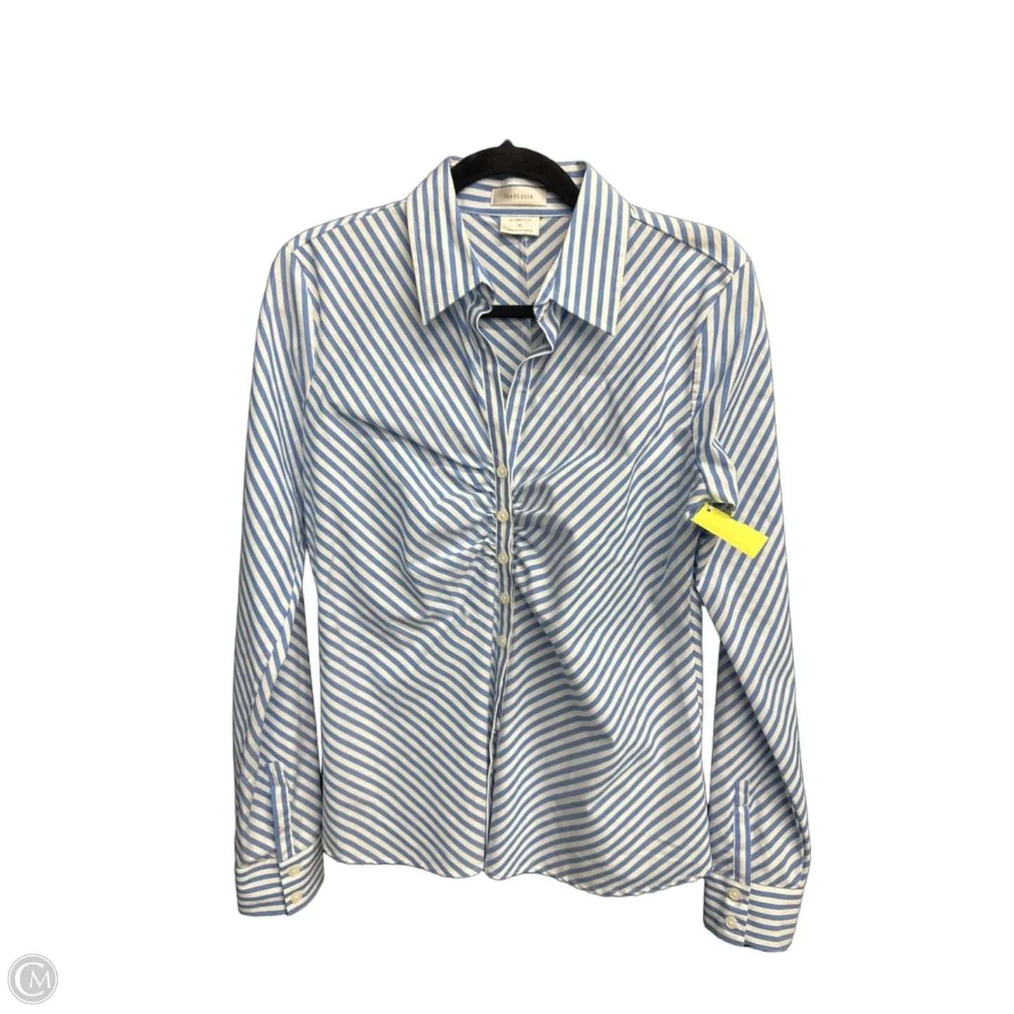 Top Long Sleeve By Van Heusen In Striped Pattern, Size: M