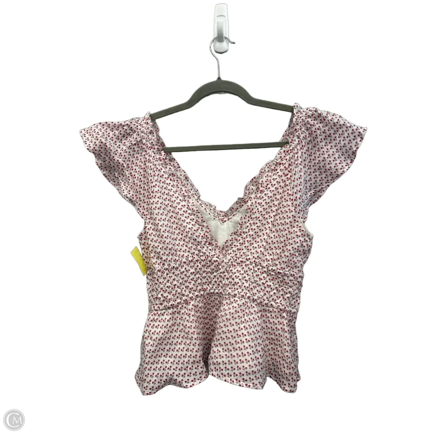 Top Short Sleeve By J. Crew In Floral Print, Size: S