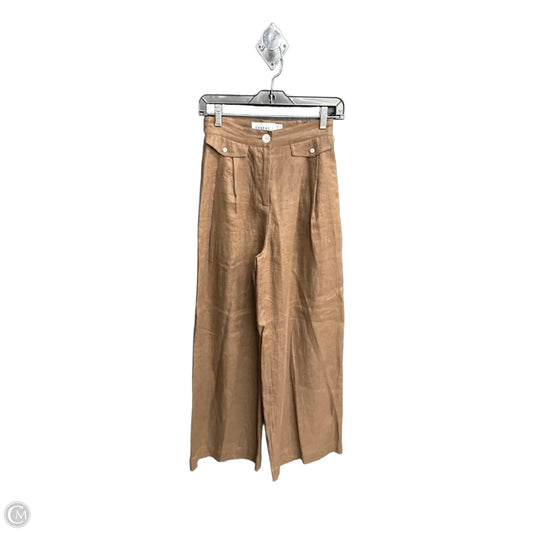 Pants Linen By Clothes Mentor In Brown, Size: 8