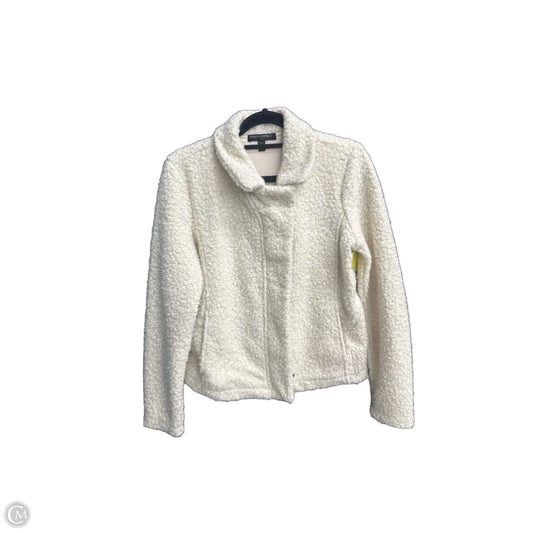 Jacket Fleece By Banana Republic In Cream, Size: S