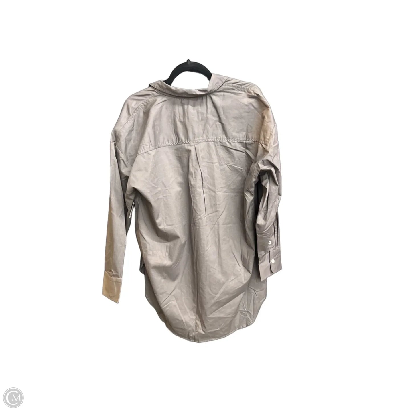 Top Long Sleeve Basic By Maeve In Grey, Size: M