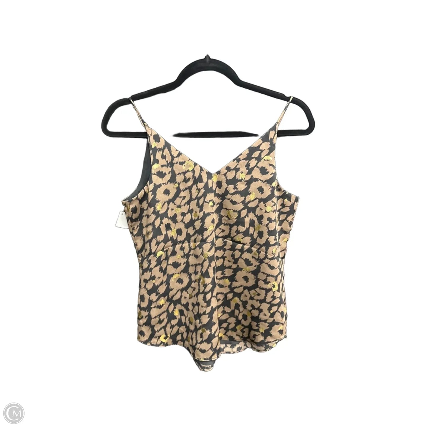 Top Sleeveless By Express In Animal Print, Size: Xs