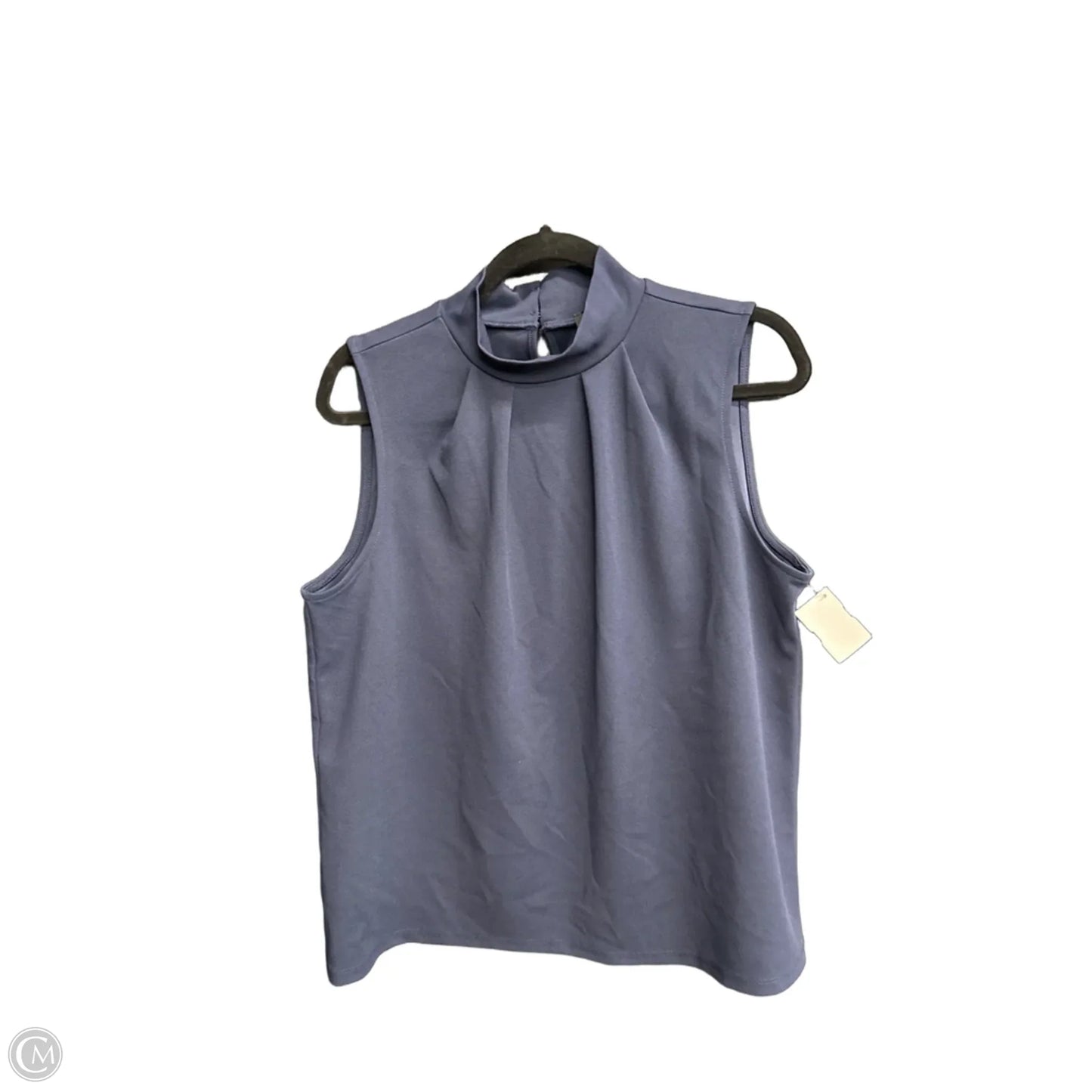 Top Sleeveless Basic By Ann Taylor In Navy, Size: L