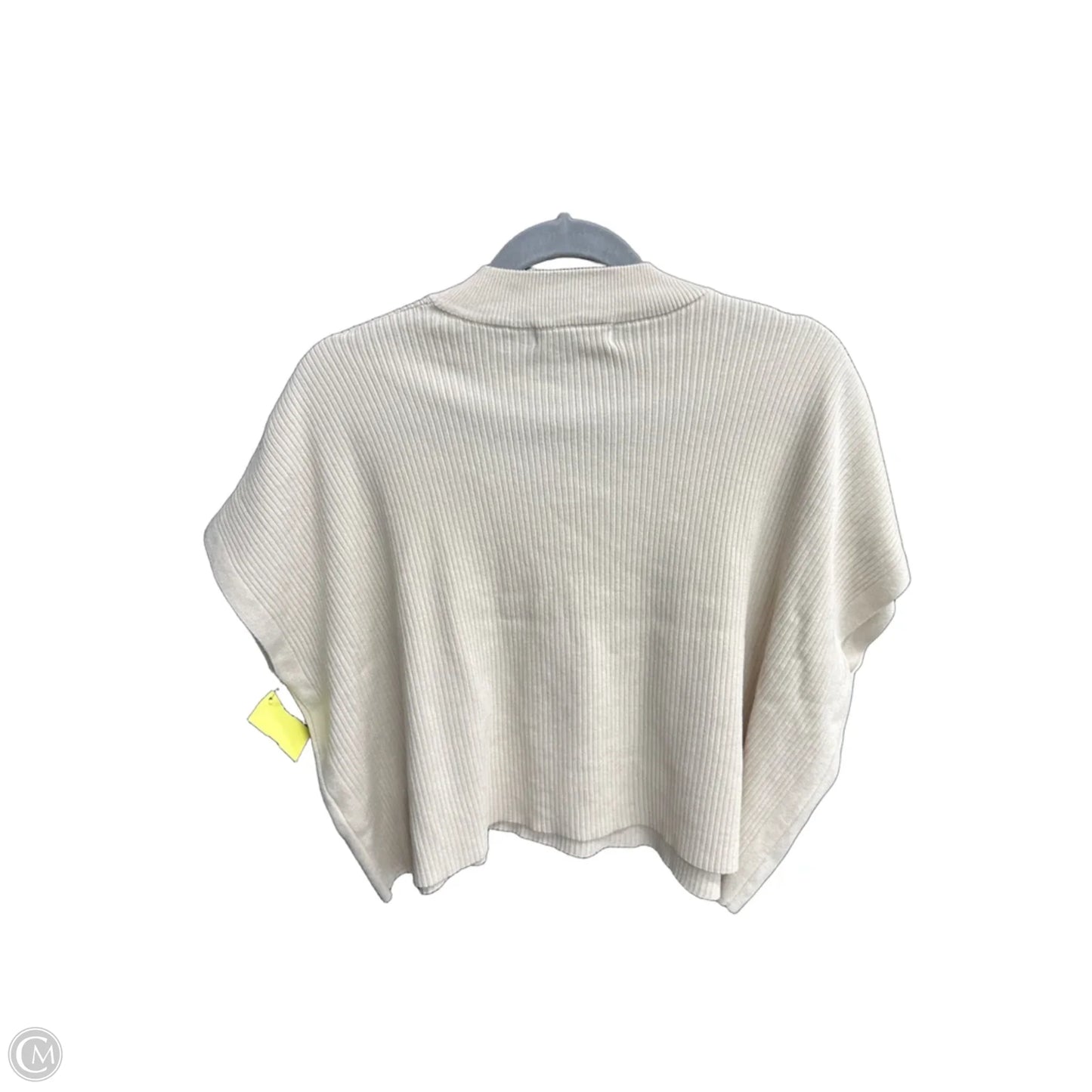 Sweater Short Sleeve By Zenana In Cream, Size: S