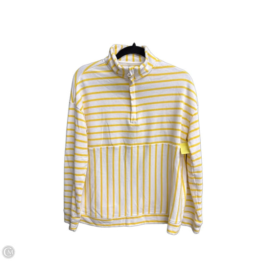 Sweatshirt Crewneck By Kim Rogers In Striped Pattern, Size: Xl