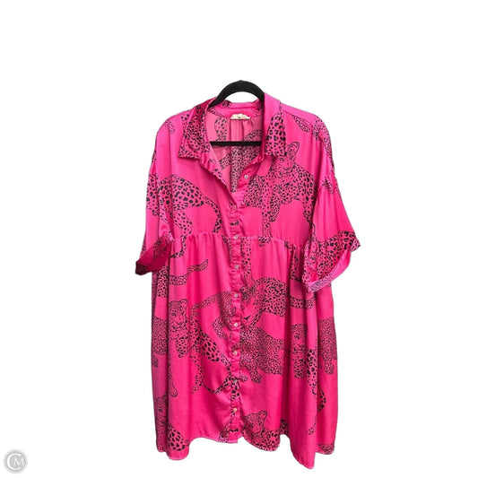 Dress Casual Midi By Entro In Pink, Size: Xl