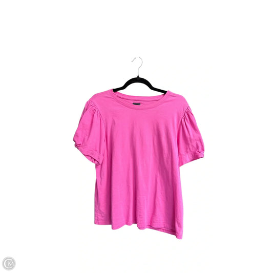 Top Short Sleeve By Gap In Pink, Size: L