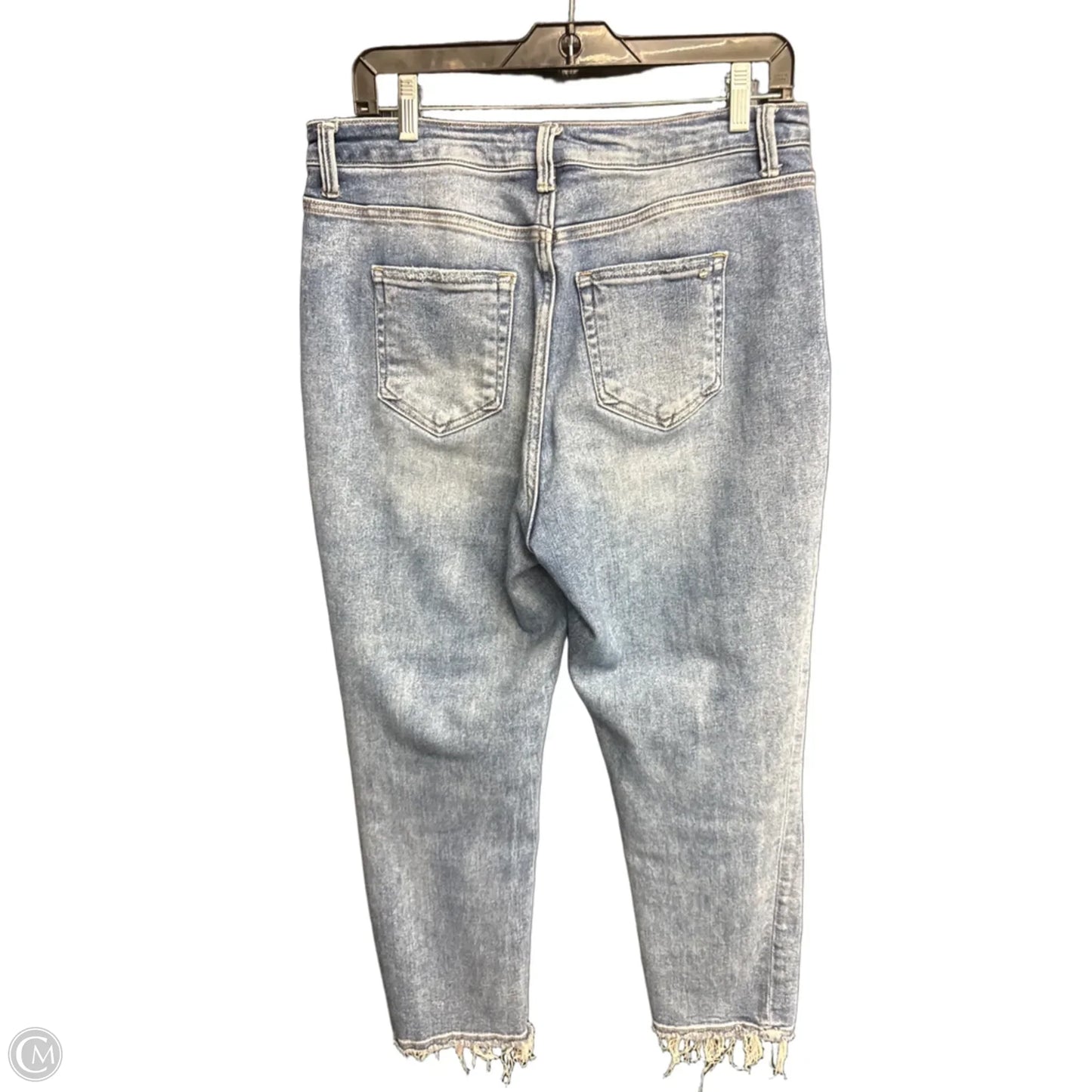 Jeans Cropped By Micas In Blue Denim, Size: 8