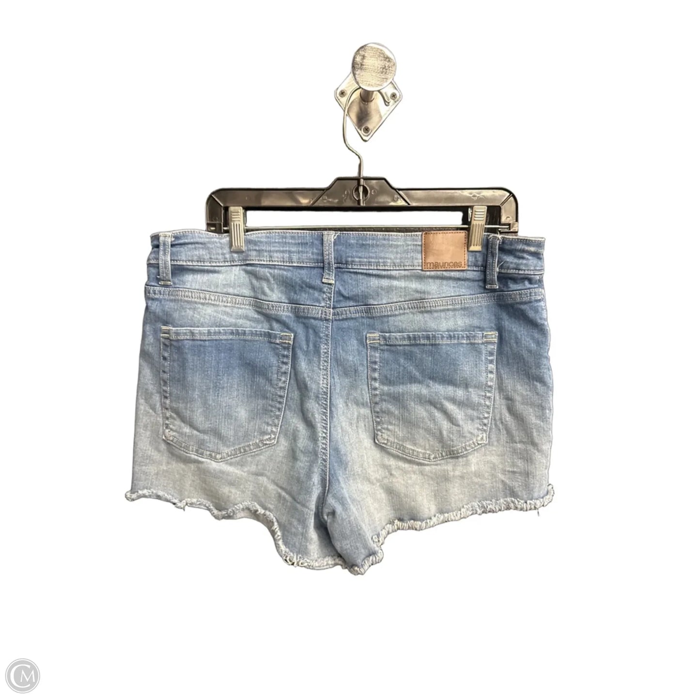 Shorts By Maurices In Blue Denim, Size: 16