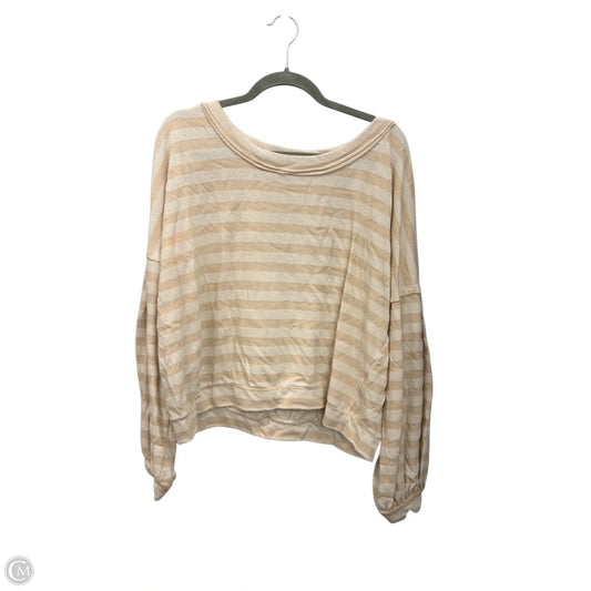 Sweatshirt Crewneck By Clothes Mentor In Striped Pattern, Size: L