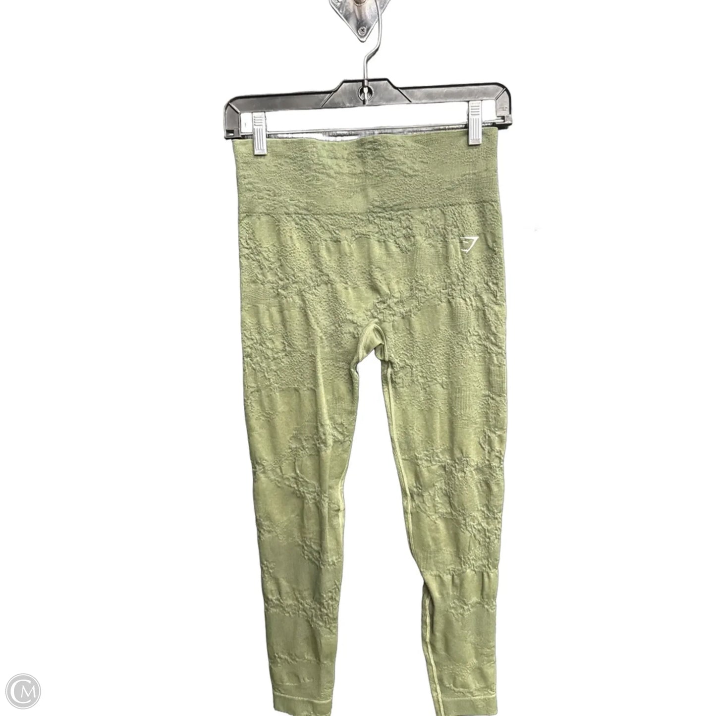 Athletic Leggings By Gym Shark In Green, Size: S