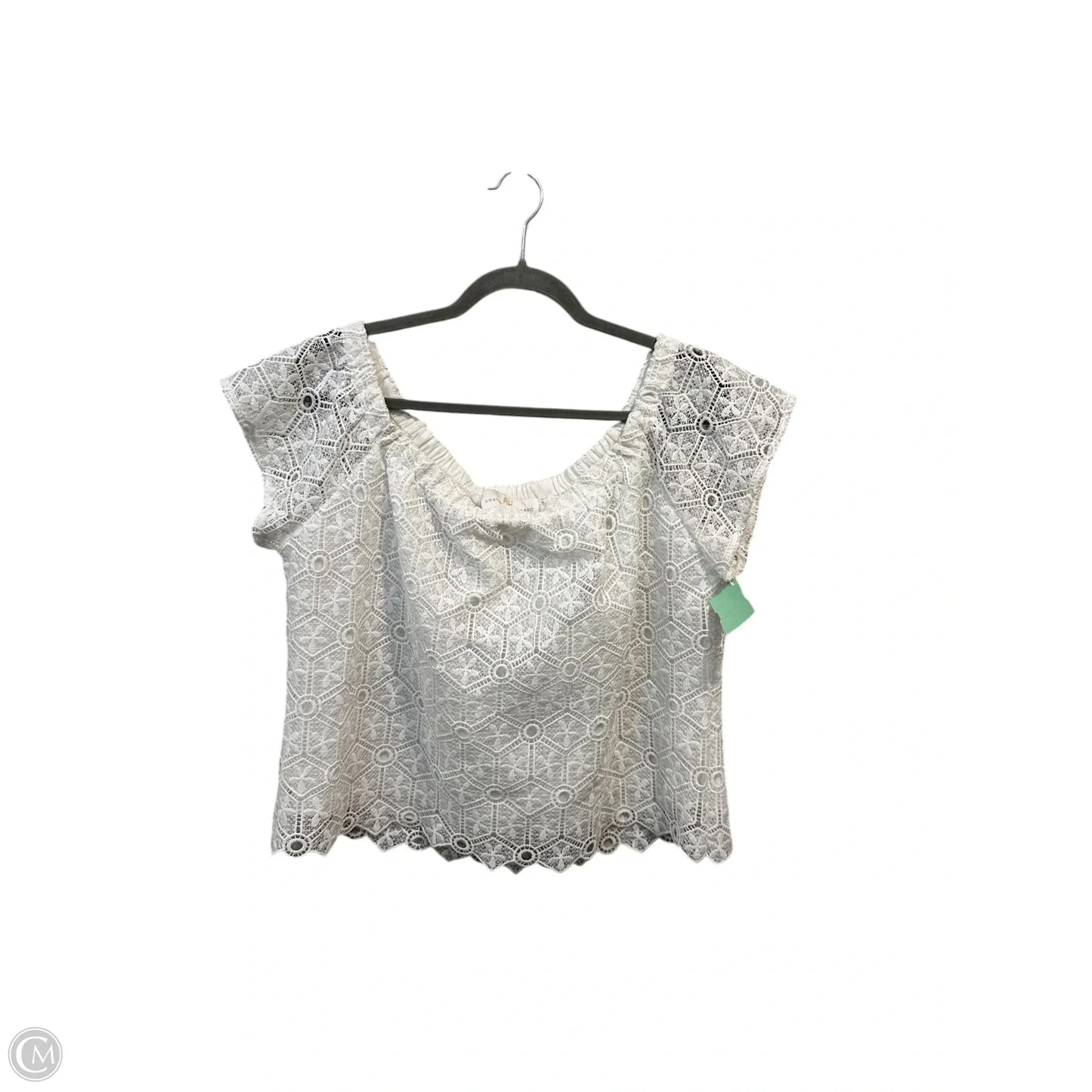 Top Sleeveless By Amanda Uprichard In White, Size: S