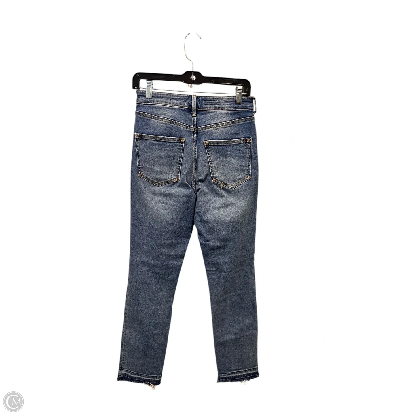 Jeans Straight By Pilcro In Blue Denim, Size: 4
