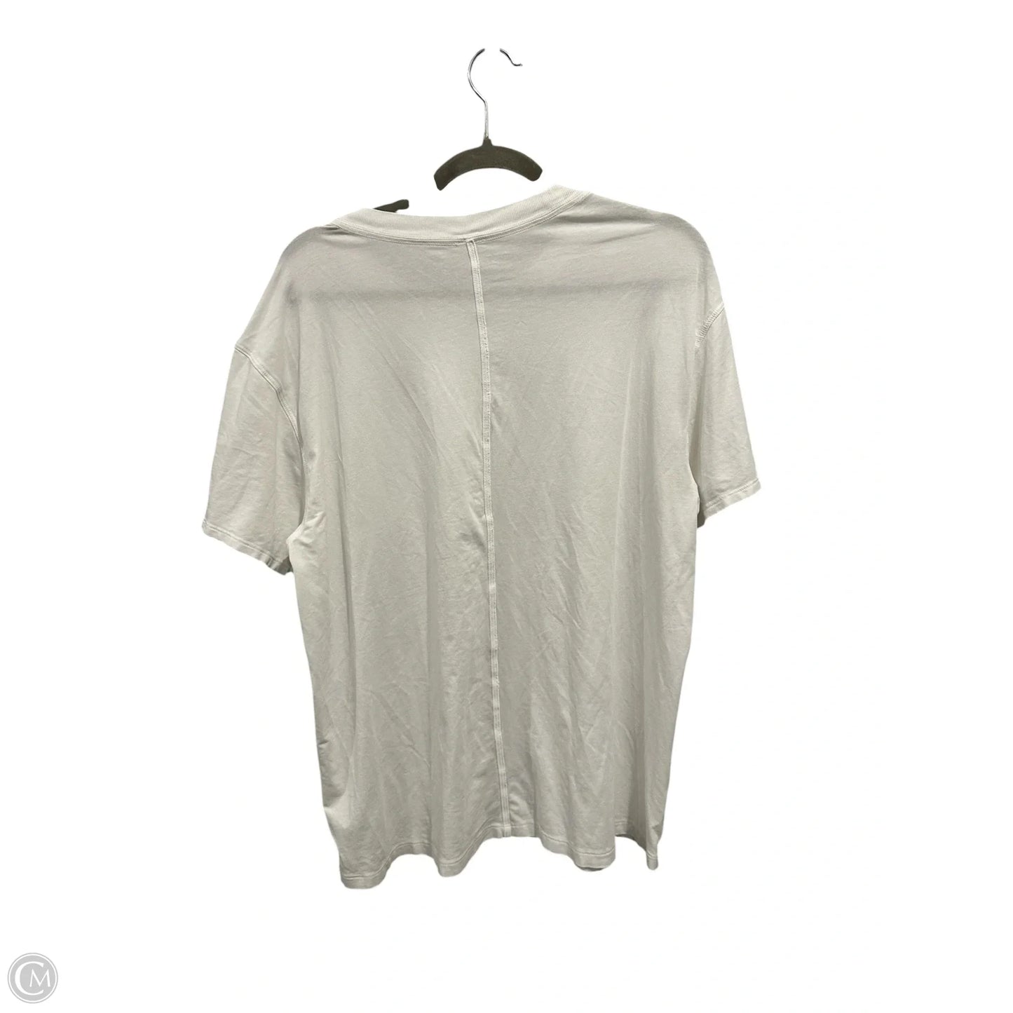 Athletic Top Short Sleeve By Lululemon In Black, Size: S