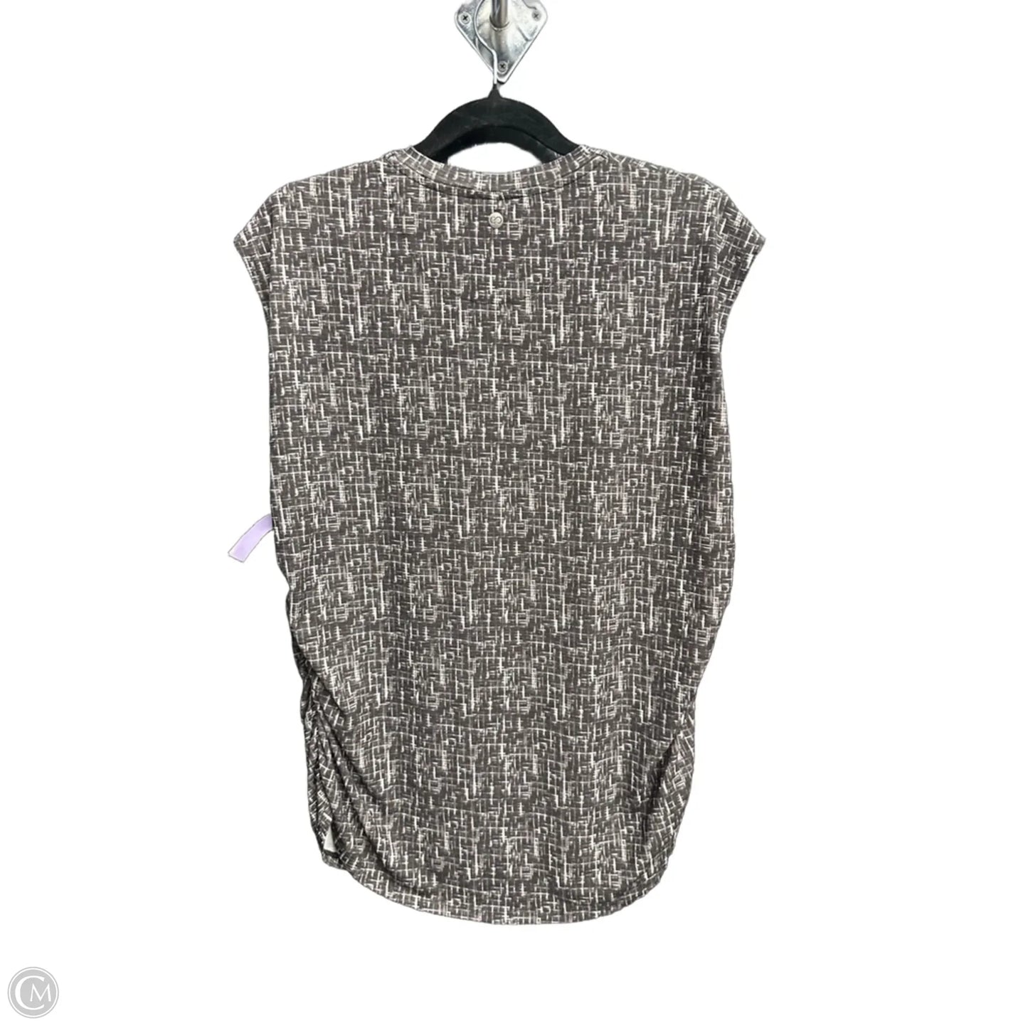 Athletic Tank Top By Calia In Black & White, Size: L