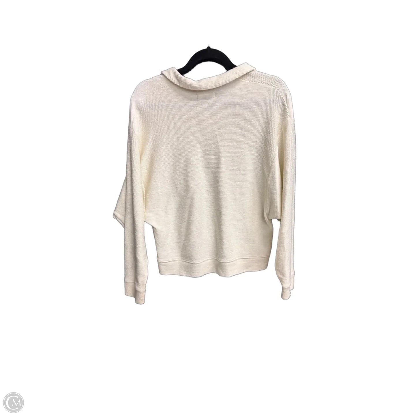 Sweatshirt Collar By Madewell In Cream, Size: S