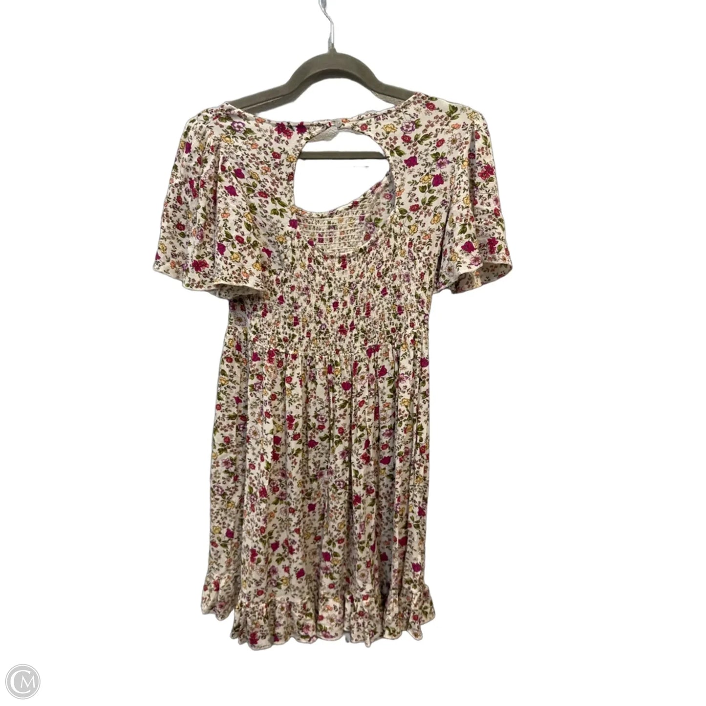 Dress Casual Short By Patrons Of Peace In Floral Print, Size: S