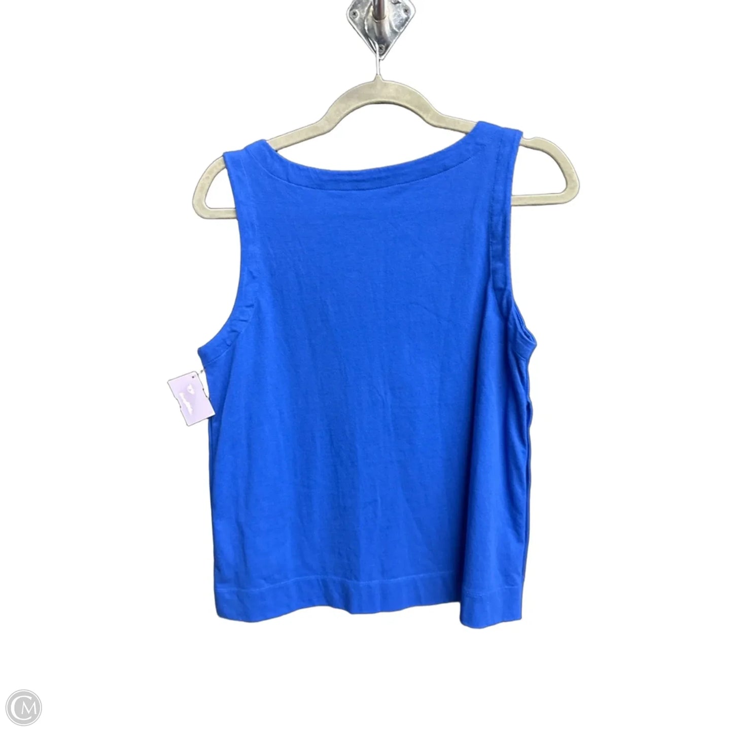 Top Sleeveless By Loft In Blue, Size: S