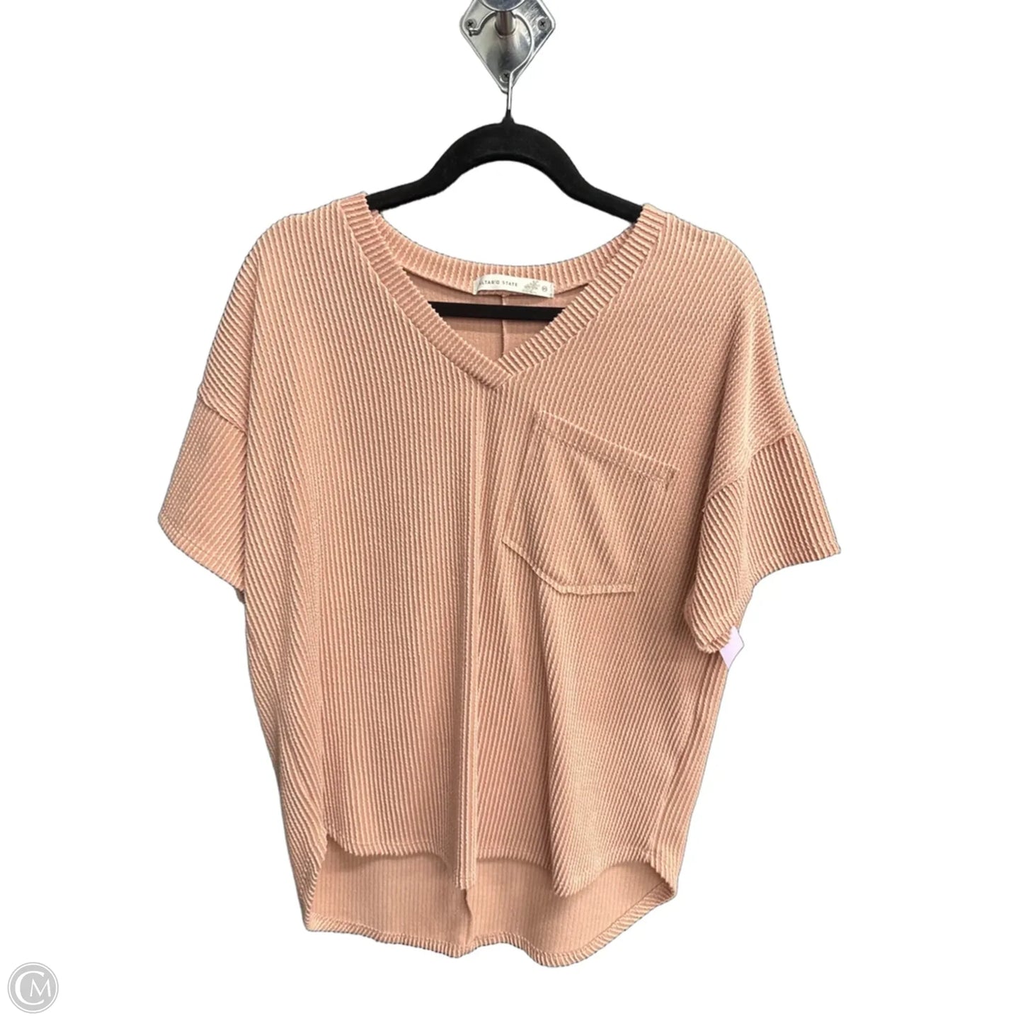 Top Short Sleeve By Altard State In Pink, Size: Xs