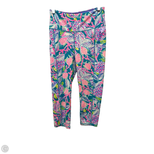 Pants Designer By Lilly Pulitzer In Tropical Print, Size: M