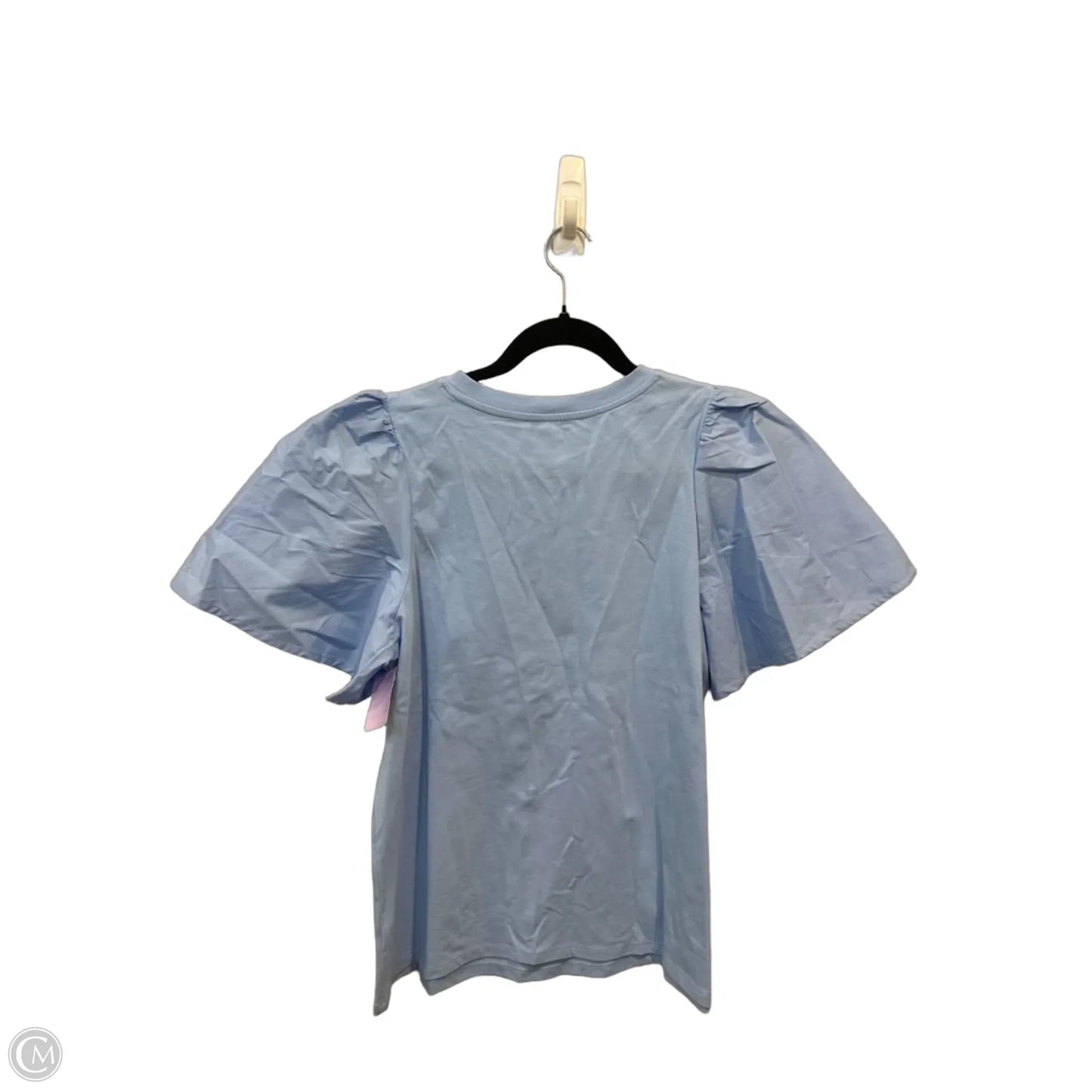 Blouse Short Sleeve By A New Day In Blue, Size: M