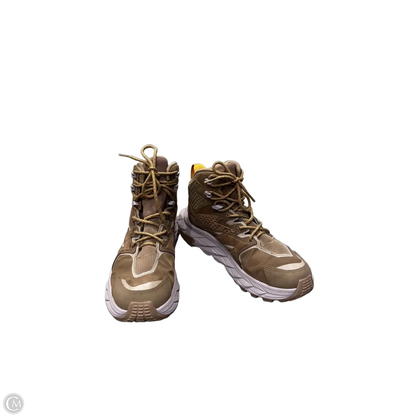 Shoes Hiking By Hoka In Tan, Size: 8