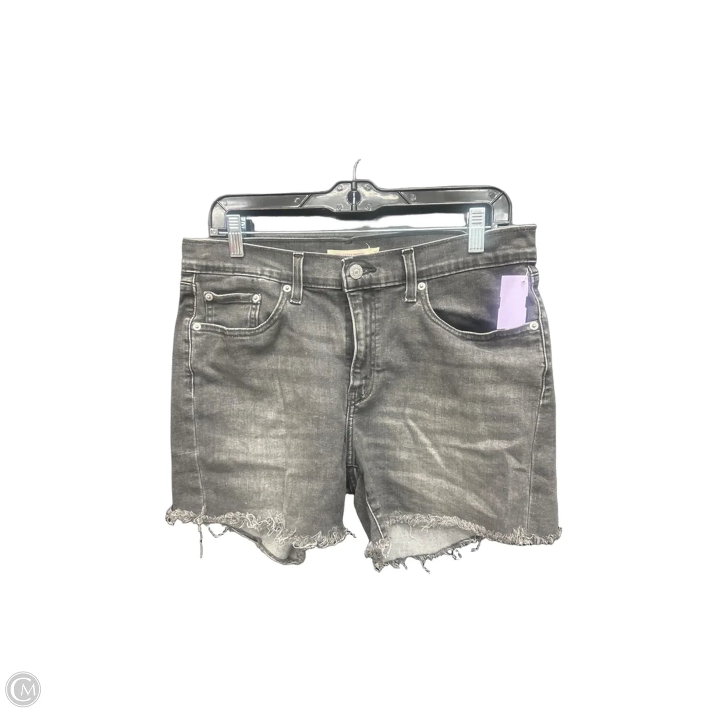 Shorts By Levis In Black Denim, Size: 10