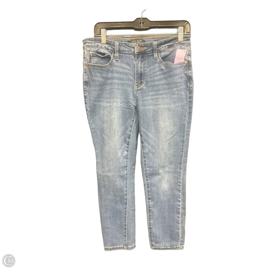 Jeans Cropped By Judy Blue In Blue Denim, Size: 8