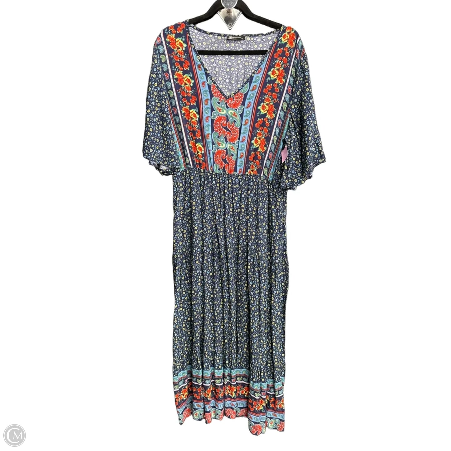 Dress Casual Maxi By Prettygarden In Floral Print, Size: Xl