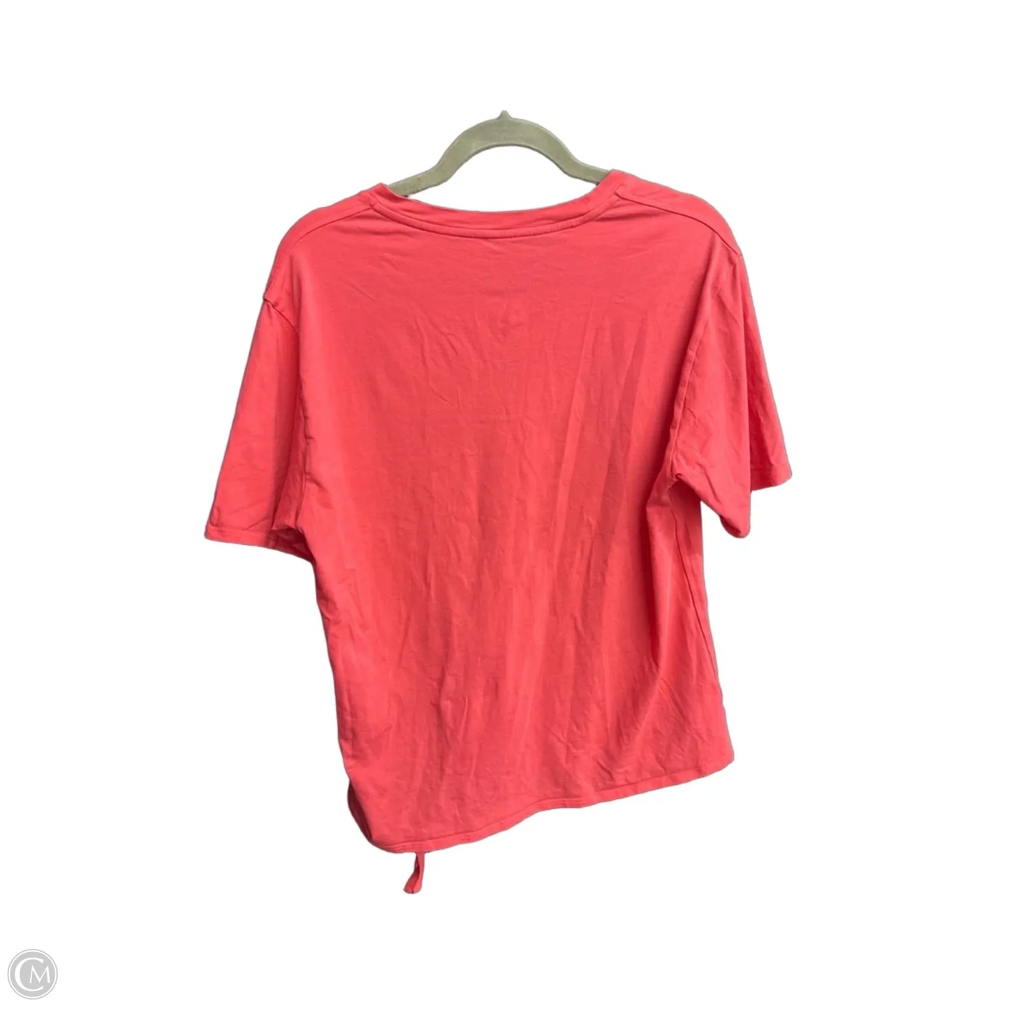 Athletic Top Short Sleeve By Lululemon In Pink, Size: M
