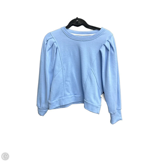 Sweatshirt Crewneck By Clothes Mentor In Blue, Size: M