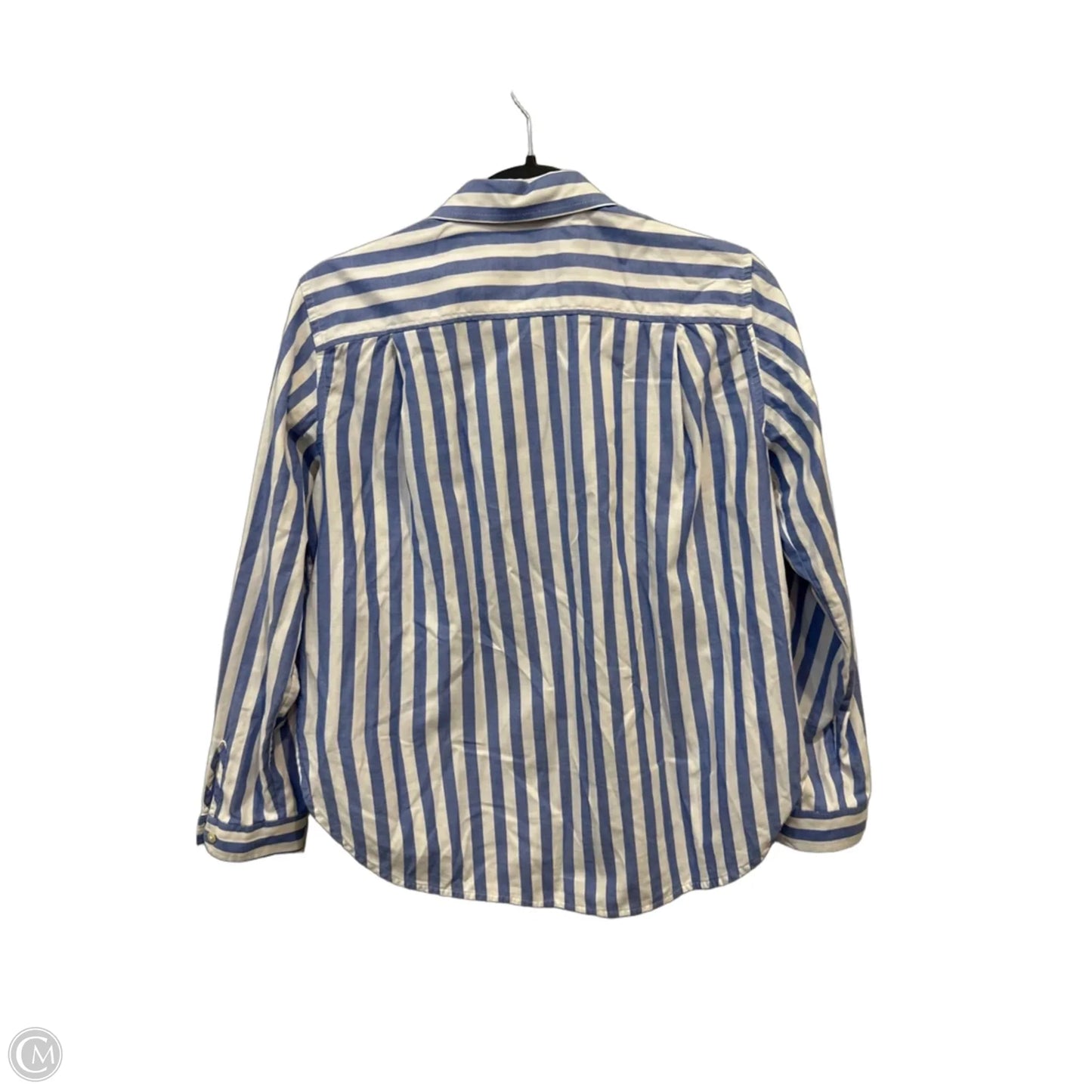 Top Long Sleeve By Loft In Striped Pattern, Size: Xsp