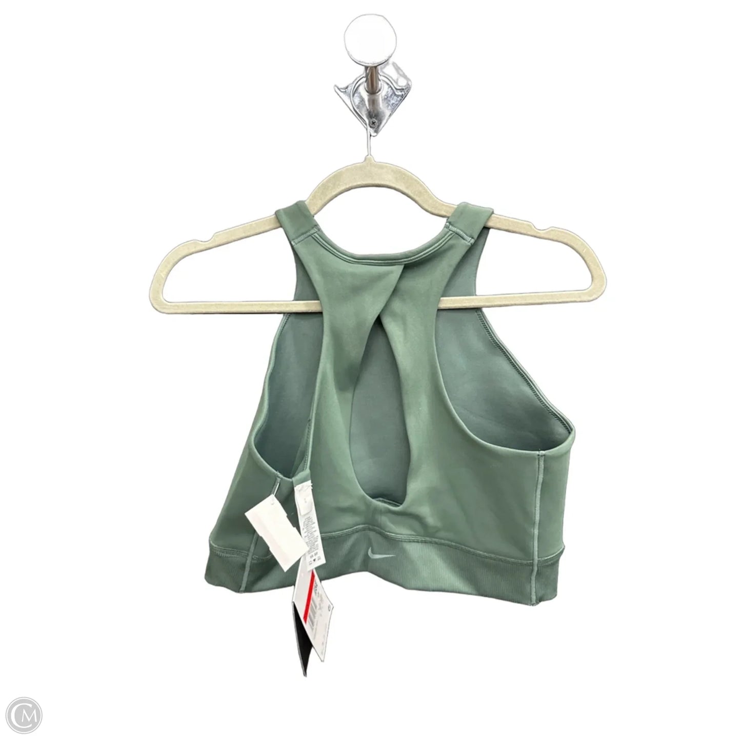 Athletic Bra By Nike Apparel In Green, Size: L