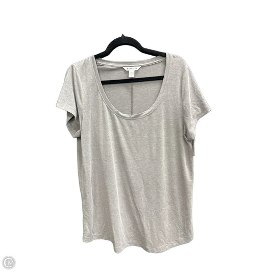 Athletic Top Short Sleeve By Athleta In Grey, Size: M